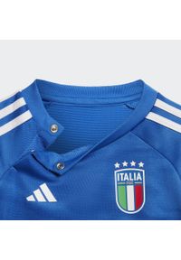 Adidas - Italy 23 Home Baby Kit. Kolor: niebieski. Materiał: materiał