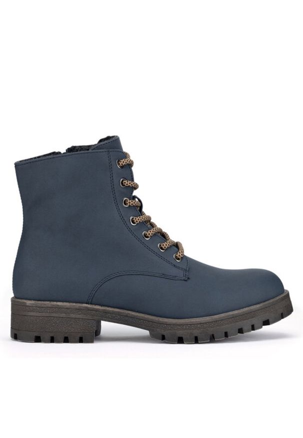 Clara Barson Trzewiki WYL3072-5 Granatowy. Kolor: niebieski. Materiał: skóra