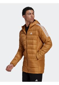 Adidas - Kurtka puchowa adidas. Kolor: żółty. Materiał: puch #1