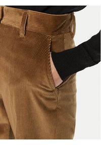 Weekend Max Mara Spodnie materiałowe Tania 2425136012 Brązowy Regular Fit. Kolor: brązowy. Materiał: bawełna #3