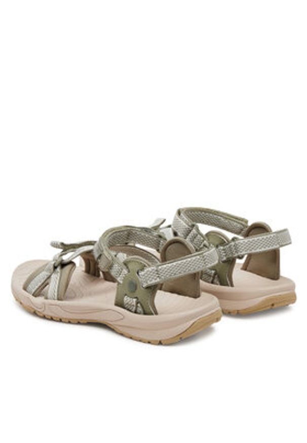 Jack Wolfskin Sandały Lakewood Ride Sandal M 4019041 Beżowy. Kolor: beżowy. Materiał: materiał