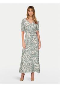 only - ONLY Sukienka letnia 15270519 Beżowy Regular Fit. Kolor: beżowy. Materiał: wiskoza. Sezon: lato