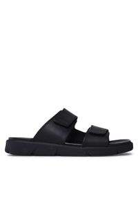 Geox Klapki U Xand 2S U35BGB00085C9999 Czarny. Kolor: czarny. Materiał: skóra