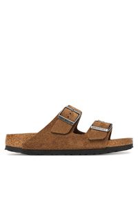 Klapki Birkenstock. Kolor: brązowy