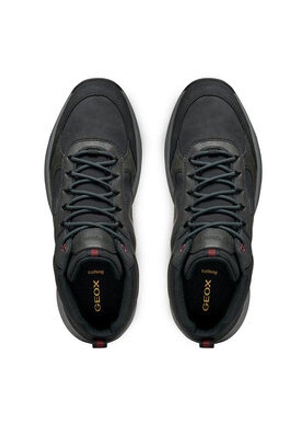 Geox Sneakersy U Terrestre B Abx U56EZA 0EKME C9999 Czarny. Kolor: czarny. Materiał: skóra