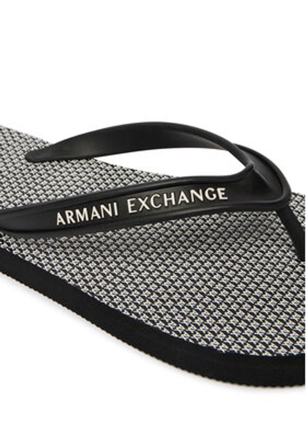 Armani Exchange Japonki XUQ002 XV676 MC562 Czarny. Kolor: czarny. Materiał: syntetyk