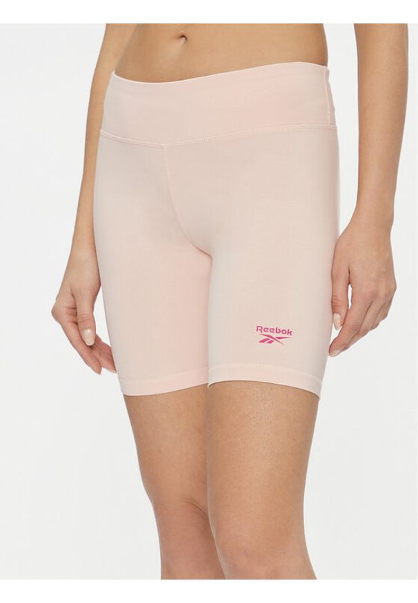 Reebok Szorty sportowe IM4079 Różowy. Kolor: różowy. Materiał: bawełna
