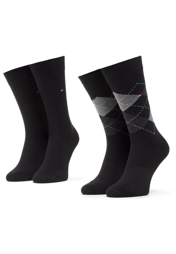 TOMMY HILFIGER - Skarpety długie Tommy Hilfiger. Kolor: czarny