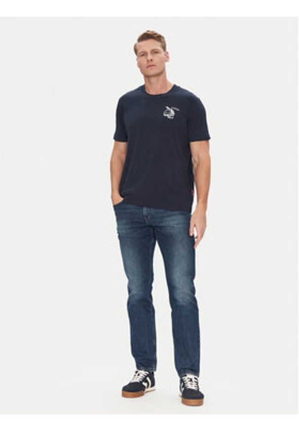 JOOP! Jeans T-Shirt 15 JJJ-64Aariz 30045904 Granatowy Modern Fit. Kolor: niebieski. Materiał: bawełna