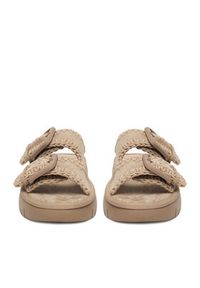 Roxy Klapki CWBEOB-HY62277-10 Beżowy. Kolor: beżowy. Materiał: materiał #5