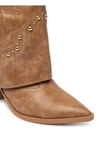 Steve Madden Kowbojki Stagecoach 11005660 Brązowy. Kolor: brązowy. Materiał: zamsz, skóra #2