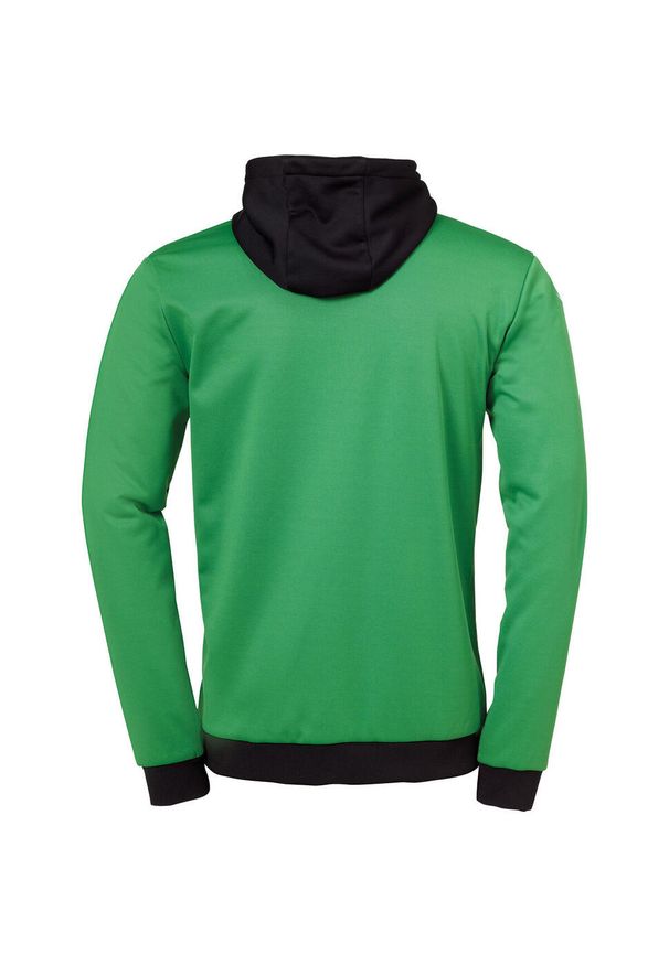 UHLSPORT - Kurtka Uhlsport Offense 23. Typ kołnierza: kaptur. Kolor: zielony, czarny, wielokolorowy. Materiał: polar. Sport: piłka ręczna, fitness