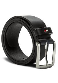 TOMMY HILFIGER - Tommy Hilfiger Pasek Męski New Denton Belt 4.0 E367863162 85 Czarny. Kolor: czarny. Materiał: skóra #1