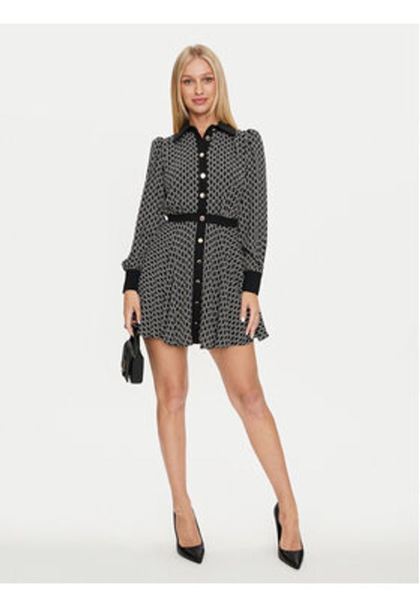 Marciano Guess Sukienka codzienna 4YGK35 7142A Czarny Regular Fit. Okazja: na co dzień. Kolor: czarny. Materiał: syntetyk. Typ sukienki: proste. Styl: casual