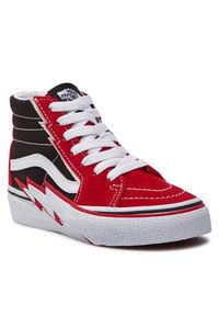 Vans Sneakersy Sk8-Hi Bolt VN000BVJREB1 Czerwony. Kolor: czerwony. Materiał: zamsz, skóra. Model: Vans SK8 #3