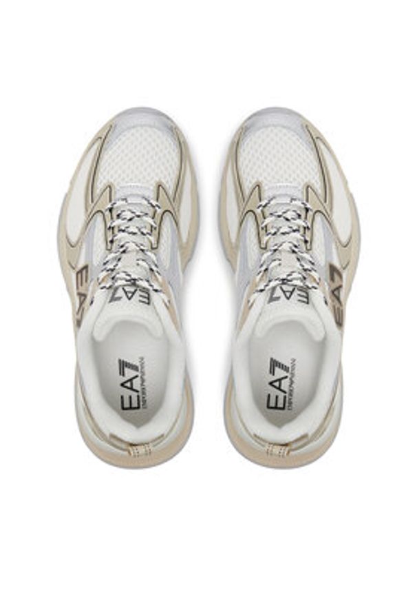EA7 Emporio Armani Sneakersy X8X249 XK446 D141 Biały. Kolor: biały. Materiał: skóra