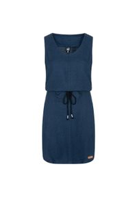 ZSPORT - Elegancka sukienka bez rękawów dla kobiet - Necla M z miękkiej bawełny. Kolor: fioletowy. Materiał: bawełna. Długość rękawa: bez rękawów. Sezon: lato. Typ sukienki: sportowe. Styl: elegancki #1