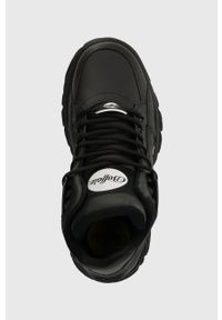 Buffalo sneakersy 1340-14 2.0 kolor czarny 1534150. Zapięcie: sznurówki. Kolor: czarny. Materiał: guma. Obcas: na platformie #3