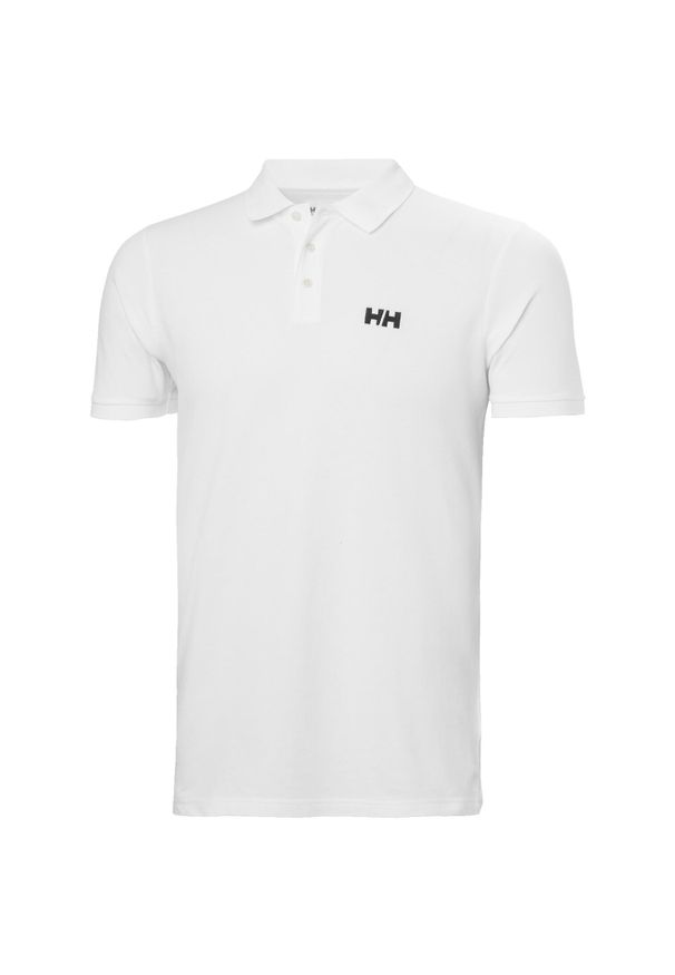 Polo Helly Hansen Malcesine. Typ kołnierza: polo. Kolor: biały. Materiał: bawełna. Styl: elegancki
