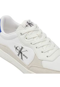 Calvin Klein Jeans Sneakersy Classic Cupsole Low Mix Mtl YM0YM01033 Biały. Kolor: biały