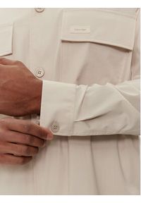 Calvin Klein Koszula K10K111364 Beżowy Boxy Fit. Kolor: beżowy. Materiał: bawełna #4