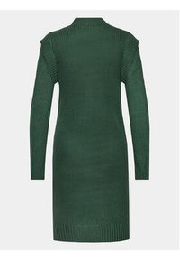 Brave Soul Sukienka dzianinowa LKD-274HARINGTOA Zielony Regular Fit. Kolor: zielony. Materiał: wiskoza #4