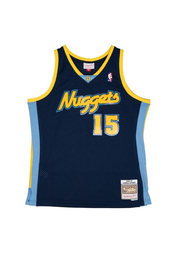 Mitchell & Ness - Carmelo anthony jersey Denver Nuggets Alternate 2006/07. Kolor: niebieski. Materiał: jersey. Sport: koszykówka