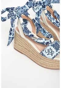 Liu Jo - Sandały damskie na koturnie LIU JO. Obcas: na koturnie #4