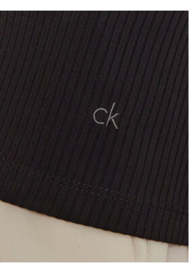 Calvin Klein Top K20K207748 Czarny Slim Fit. Kolor: czarny