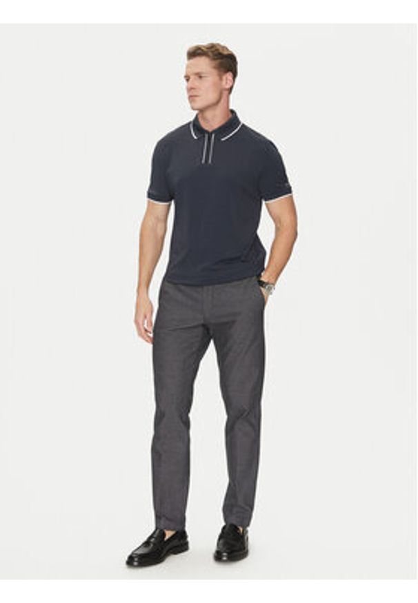 Marciano Guess Polo 4GHP07 6141A Granatowy Regular Fit. Typ kołnierza: polo. Kolor: niebieski. Materiał: syntetyk
