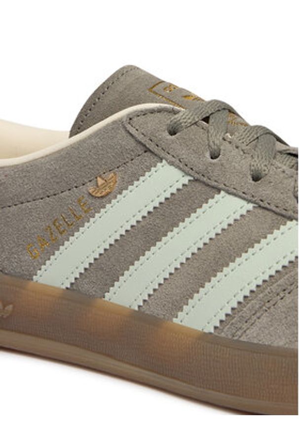 Adidas - adidas Sneakersy Gazelle Indoor JR2430 Szary. Kolor: szary. Materiał: zamsz, skóra. Model: Adidas Gazelle
