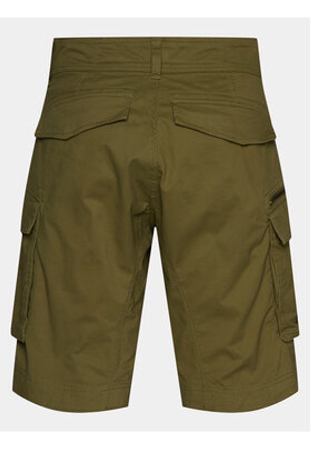 Replay Szorty materiałowe M9907.000.84387 Zielony Regular Fit. Kolor: zielony. Materiał: bawełna
