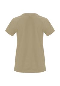 ROLY - Damska Koszulka Sportowa Z Krótkim Rękawem Bahrain. Kolor: beżowy. Długość rękawa: krótki rękaw. Długość: krótkie. Sport: turystyka piesza #2