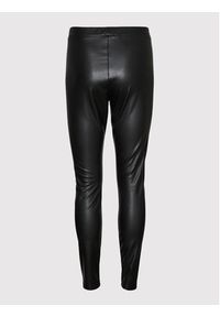 Vero Moda Spodnie z imitacji skóry 10257164 Czarny Skinny Fit. Kolor: czarny. Materiał: syntetyk #3