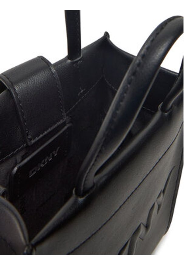 DKNY Torebka R44AZI34 Czarny. Kolor: czarny. Materiał: skórzane