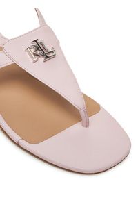 Lauren Ralph Lauren - LAUREN RALPH LAUREN Sandały Everley 802959146008 Różowy. Kolor: różowy. Materiał: skóra #5