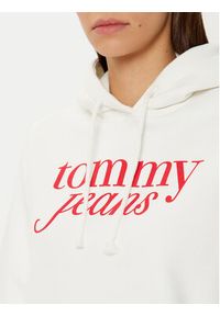 Tommy Jeans Bluza DW0DW20170 Écru Regular Fit. Materiał: bawełna