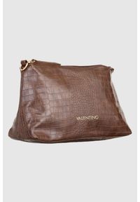 Valentino by Mario Valentino - VALENTINO Torebka brązowa Wool. Kolor: brązowy. Materiał: skórzane. Rodzaj torebki: na ramię #2