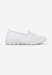 Born2be - Białe Buty Sportowe Licesa. Nosek buta: okrągły. Kolor: biały. Materiał: materiał. Szerokość cholewki: normalna. Obcas: na płaskiej podeszwie #2