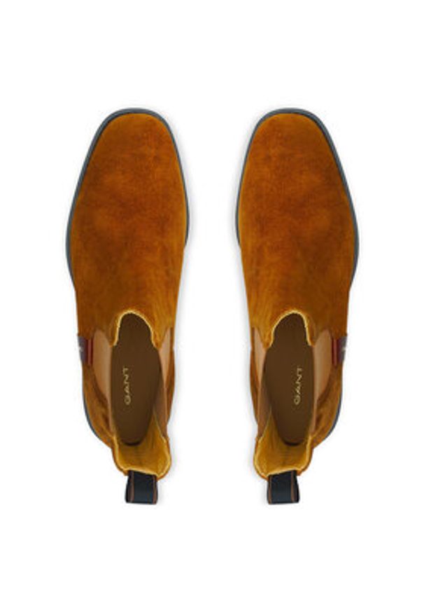 GANT - Gant Sztyblety 31553127 Brązowy. Kolor: brązowy. Materiał: skóra, zamsz