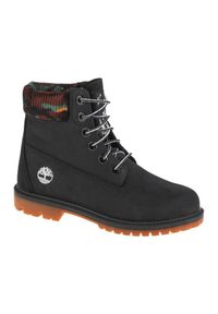 Buty Timberland Heritage 6 W A2M7T czarne. Okazja: na co dzień. Kolor: czarny. Materiał: nubuk, guma. Styl: casual #1