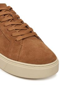 Calvin Klein Sneakersy Classic Cupsole Laceup Su YM0YM01434 Brązowy. Kolor: brązowy. Materiał: zamsz, skóra