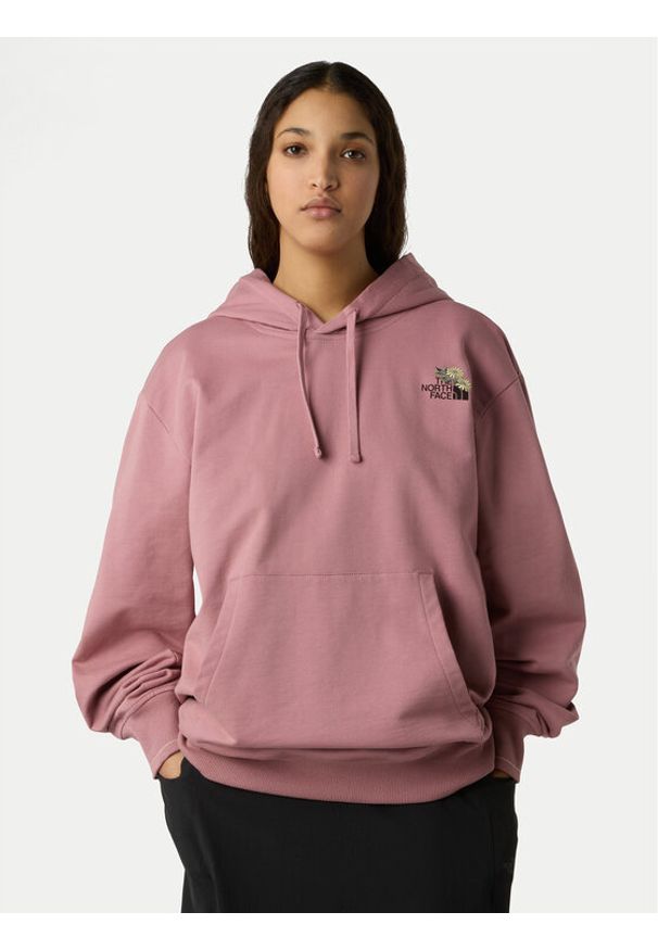 The North Face Bluza Dome Flower NF0A8EGZ Różowy Regular Fit. Kolor: różowy. Materiał: bawełna