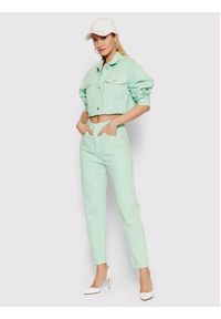 DeeZee Kurtka jeansowa Believe It KL030 Zielony Regular Fit. Kolor: zielony. Materiał: jeans, bawełna #3