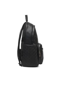 Calvin Klein Plecak Emblem Emboss Round Backpack LV04D3202G Czarny. Kolor: czarny. Materiał: skóra #4