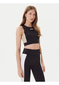 BOSS Top Endura2 50544180 Czarny Slim Fit. Kolor: czarny. Materiał: syntetyk