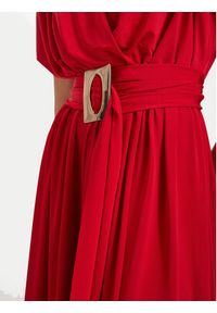 ACCESS FASHION Sukienka wieczorowa 63-3440-326 Czerwony Regular Fit. Kolor: czerwony. Materiał: syntetyk. Styl: wizytowy #4