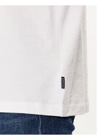 TOMMY HILFIGER - Tommy Hilfiger T-Shirt Track Graphic MW0MW34429 Biały Regular Fit. Kolor: biały. Materiał: bawełna