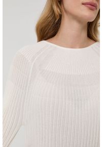 MAX&Co. Sweter damski kolor kremowy. Okazja: na co dzień. Kolor: beżowy. Materiał: dzianina. Długość rękawa: długi rękaw. Długość: długie. Styl: casual #3