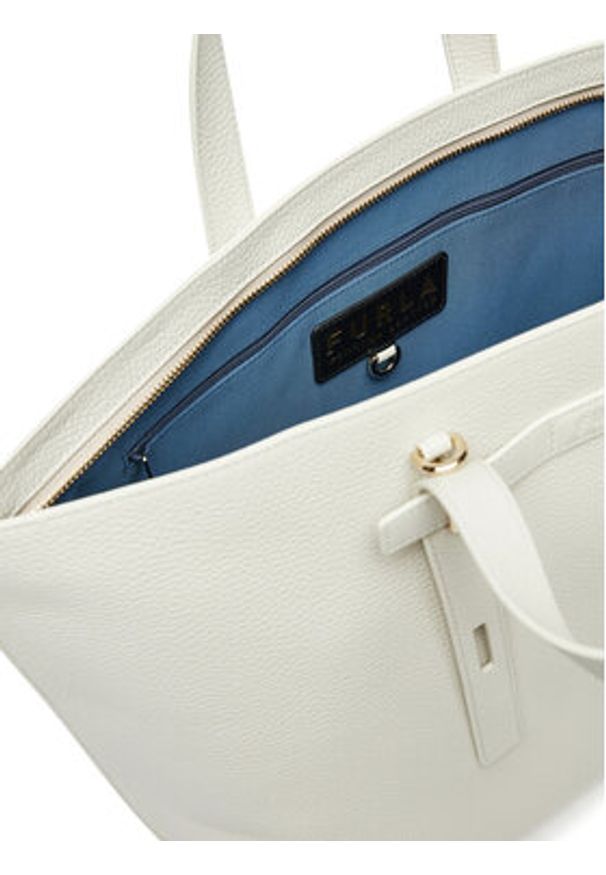 Furla Torebka Giove WB01508 HSF000 1704S Biały. Kolor: biały. Materiał: skórzane
